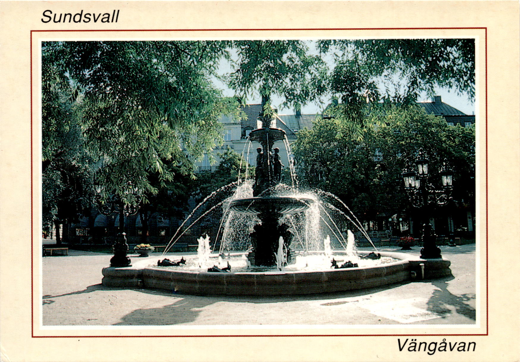 Sundsvall, Vängåvan, Medelpad, Lars Viklund, Östers Postcard - Online ...