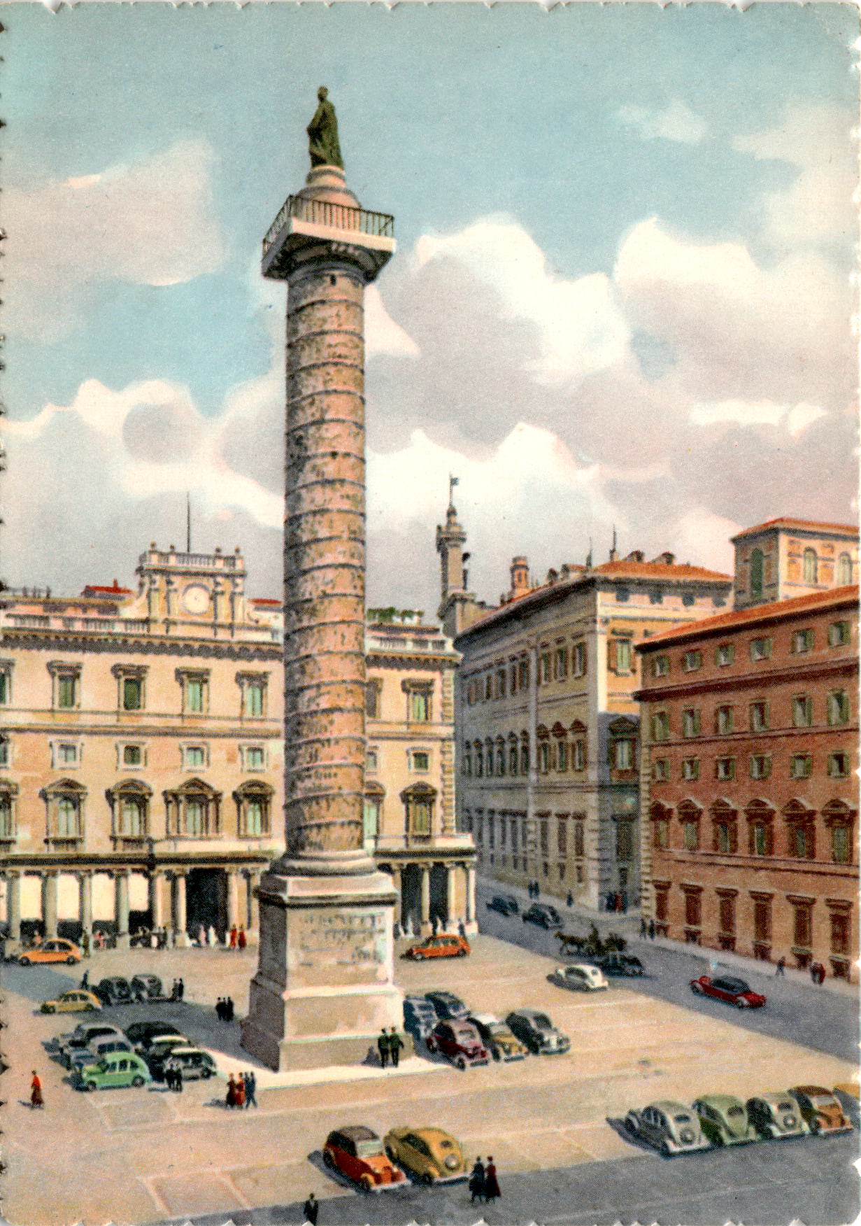 ROMA, Piazza Colonna, Place Colonna, Colonna Square, Casa Editrice ...